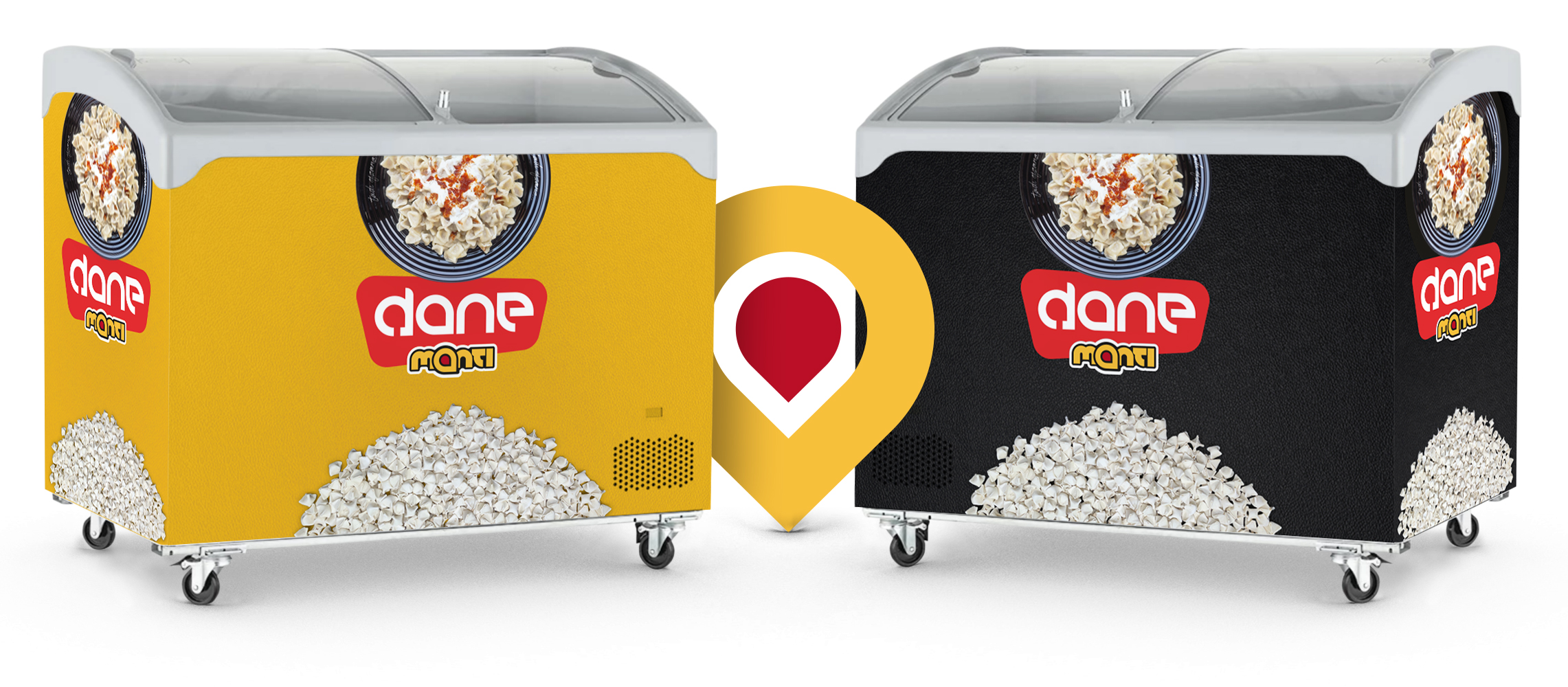 Dane Mantı Market Tipi Dondurucu Dolap ve Reyon